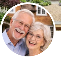 Illustrated portrait of John & Margaret